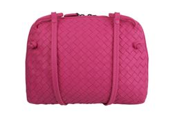 Small Loop Camera Bag,Leather,Pink,B03381692H,DB,3
